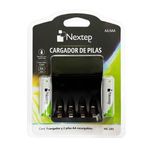83207 - Cargador de Pilas Nextep AA/AAA Incluye 2 Pilas AA
