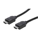 83322 - Cable Manhattan HDMI 1 4 M-M Alta Velocidad Canal Ethernet Blindado 2m Color Negro