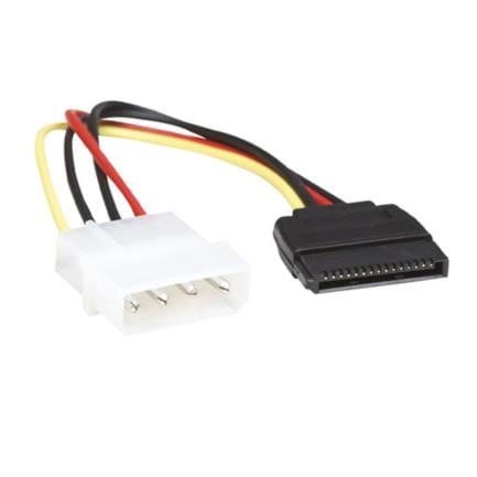 83911 - Cable Corriente Manhattan HDD SATA 15 Pines/Molex 4 Pines
