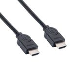 83935 - Cable Manhattan HDMI 1 3 M-M Alta Velocidad Blindado 1 5m Color Negro