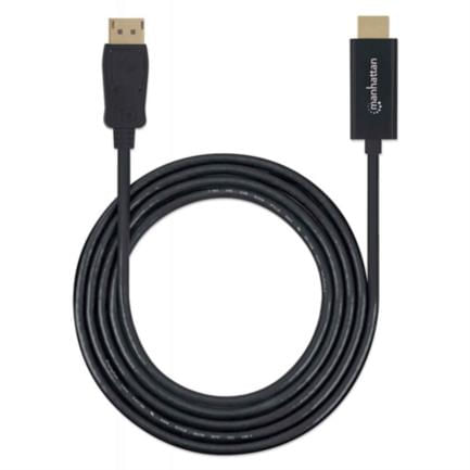 83913 - Cable Manhattan DisplayPort/HDMI M-M 1080p1m Color Negro