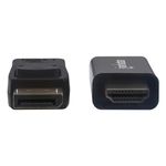 83918 - Cable Manhattan DisplayPort/HDMI M-M 1080p1 8m Color Negro