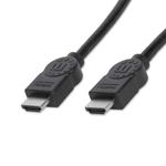 83932 - Cable Manhattan HDMI M-M Alta Velocidad Blindado 1m Color Negro