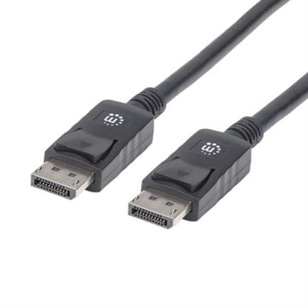 83923 - Cable Manhattan DisplayPort M-M Blindado 1m Color Negro