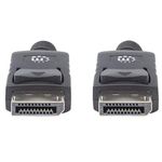 83924 - Cable Manhattan DisplayPort M-M Blindado 1m Color Negro