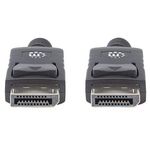 83927 - Cable Manhattan DisplayPort M-M Blindado 2m Color Negro