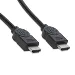 83931 - Cable Manhattan HDMI M-M Alta Velocidad Blindado 1m Color Negro