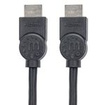 83934 - Cable Manhattan HDMI 1 3 M-M Alta Velocidad Blindado 1 5m Color Negro