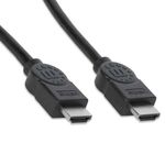 83937 - Cable Manhattan HDMI 1 3 M-MAlta Velocidad Blindado 3m Color Negro