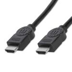 83955 - Cable Manhattan HDMI 1 3 M-M Alta Velocidad Blindado 15m Color Negro