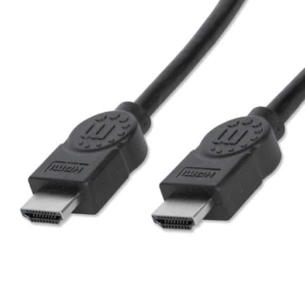 83955 - Cable Manhattan HDMI 1 3 M-M Alta Velocidad Blindado 15m Color Negro