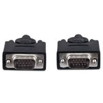 84592 - Cable Manhattan para Monitor SVGA HD15 M-M 20m Color Negro