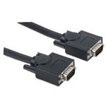 84590 - Cable Manhattan para Monitor SVGA HD15 M-M 20m Color Negro