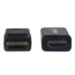 84595 - Cable Manhattan Displayport-M a HDMI-M 4K 1 8m Color Negro