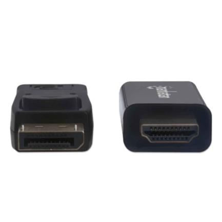 84595 - Cable Manhattan Displayport-M a HDMI-M 4K 1 8m Color Negro