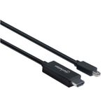 84654 - Cable Manhattan Mini DisplayPort a HDMI 1080p 1 8m Color Negro