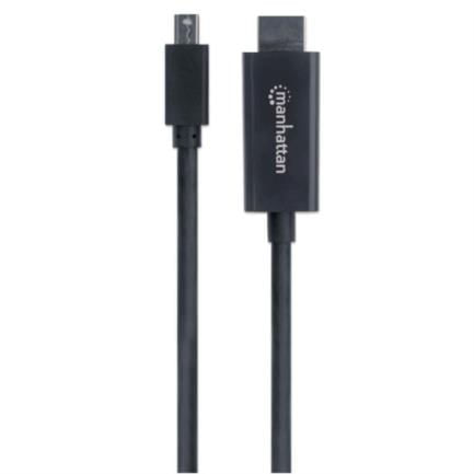 84655 - Cable Manhattan Mini DisplayPort a HDMI 1080p 1 8m Color Negro