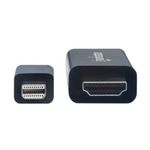 84656 - Cable Manhattan Mini DisplayPort a HDMI 1080p 1 8m Color Negro
