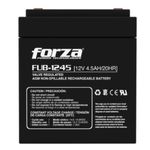85218 - Batería Forza FUB-1245 Sellada de Plomo-Ácido Recargable 12V 4 5Ah AGM Sin Mantenimiento Negro