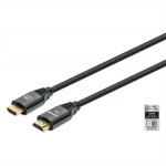 84765 - Cable Manhattan HDMI Certificado Ultra Alta Velocidad 8K a 60Hz/4K a 120Hz C/Ethernet 2m Color Negro
