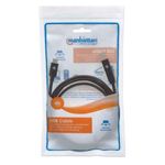84790 - Cable Manhattan Dispositivos USB-C 3 1 Súper Velocidad 2m Color Negro