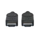 84816 - Cable Manhattan HDMI M-M Alta Velocidad con Canal Ethernet 10m Color Negro