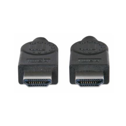 84816 - Cable Manhattan HDMI M-M Alta Velocidad con Canal Ethernet 10m Color Negro