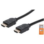84859 - Cable Manhattan HDMI Alta Velocidad con Canal Ethernet Premium 1 8m Color Negro