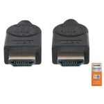 84860 - Cable Manhattan HDMI Alta Velocidad con Canal Ethernet Premium 1 8m Color Negro