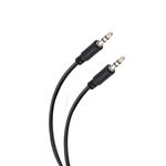 84919 - Cable Steren Audio Auxiliar Plug a Plug 3 5mm 1 8m Color Negro
