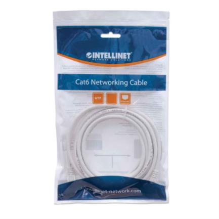 84068 - Cable Intellinet Red Cat6 UTP RJ45 M-M 0 5m Color Blanco