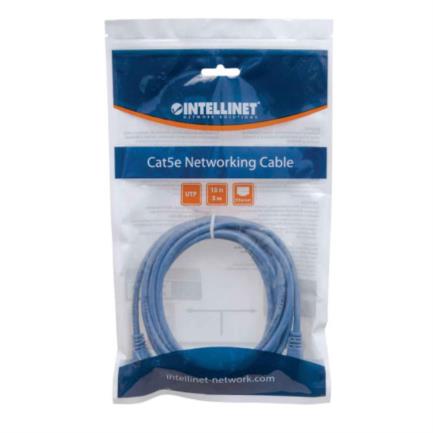 84071 - Cable Intellinet Red Cat5e UTP RJ45 M-M 3m Color Azul