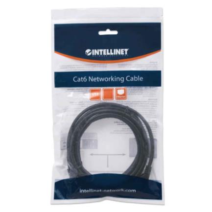 84074 - Cable Intellinet Red Cat6 UTP RJ45 M-M 1m Color Negro