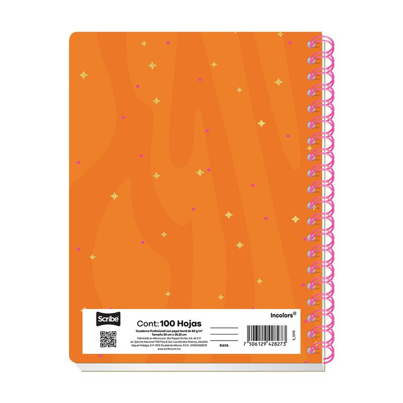 83974 - CUADERNO PROFESIONAL 100H C-5 INCOLORS