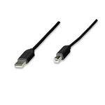 84245 - Cable Manhattan USB A-B Económico 1 8m Color Negro