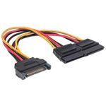 84588 - Cable Manhattan Y de Alimentación SATA M-H 15cm