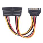 84589 - Cable Manhattan Y de Alimentación SATA M-H 15cm