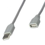 84248 - Cable Manhattan USB A-A Extensión 4 5m Color Gris