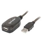 84281 - Cable Manhattan USB 2 0 Alta Velocidad Extensión Activa 20m Color Negro