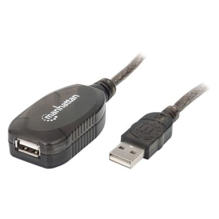 84281 - Cable Manhattan USB 2 0 Alta Velocidad Extensión Activa 20m Color Negro