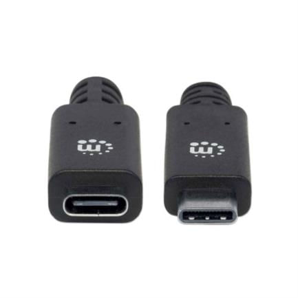 84327 - Cable Manhattan Extensión USB-C 3 2 Súper Velocidad 50cm Color Negro