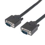 84236 - Cable Manhattan SVGA Monitor 8MM HD15M-M 1 8m Color Negro