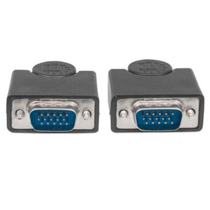 84234 - Cable Manhattan SVGA Monitor 8MM HD15M-M 1 8m Color Negro