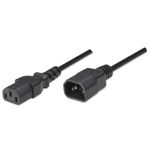 84280 - Cable Manhattan Alimentación Monitor a CPU 1 8m Color Negro