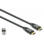 84756 - Cable Manhattan HDMI Certificado Ultra Alta Velocidad 8K a 60Hz/4K a 120Hz C/Ethernet 3m Color Negro