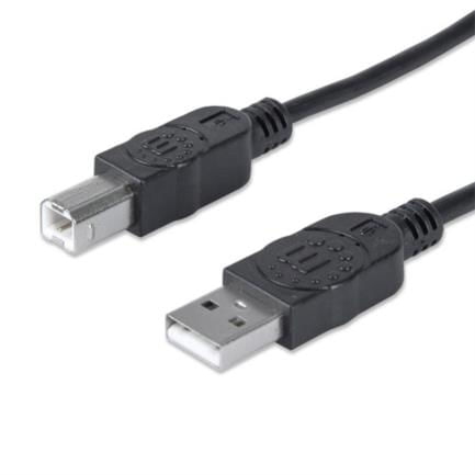 84253 - Cable Manhattan USB B Alta Velocidad 2 0 A-B1 8m Color Negro