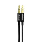 84532 - Cable Vorago CAB-115 Audio Auxiliar 3 5mm Metálico 1m Color