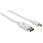84574 - Cable Manhattan Mini DisplayPort M-M para Monitor 2m Color Blanco