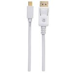 84573 - Cable Manhattan Mini DisplayPort M-M para Monitor 2m Color Blanco