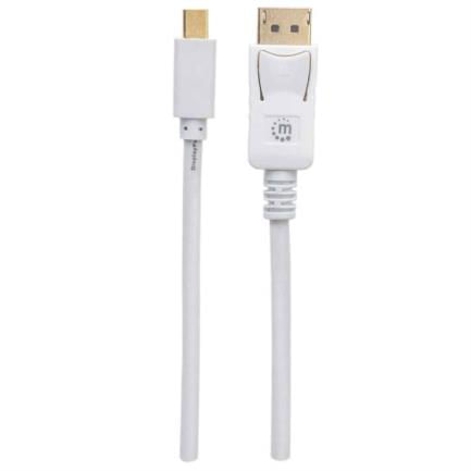 84573 - Cable Manhattan Mini DisplayPort M-M para Monitor 2m Color Blanco